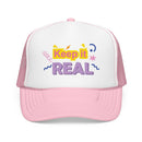 Kids Keep It Real Trucker Hat Boho - Youth Snapback Cap