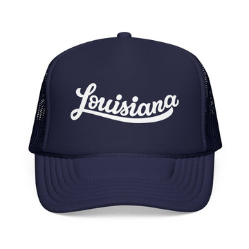 Kids Louisiana Trucker Hat - Youth Snapback Cap
