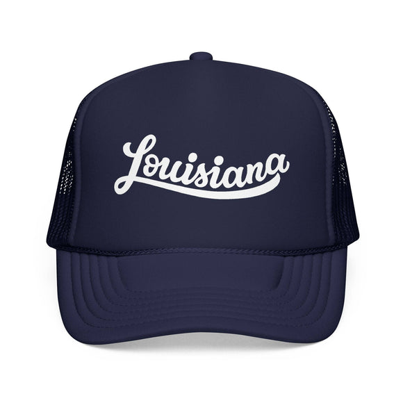 Kids Louisiana Trucker Hat - Youth Snapback Cap