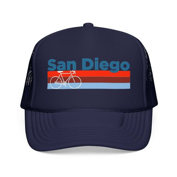 Kids San Diego, California Trucker Hat Foam Bike - Youth Cap
