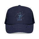 Kids Utah Snow Ski Trucker Hat - Youth Snapback Cap