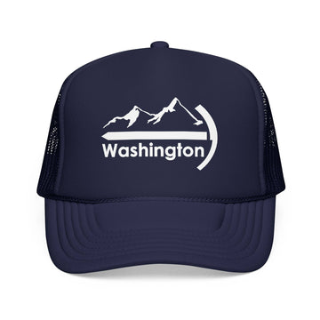 Kids Washington Trucker Hat Idaho - Youth Snapback Cap on white background