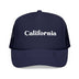 Kids California Trucker Hat Foam - Youth Snapback Cap on white background