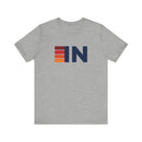 Indiana Retro Stripes T-Shirt | Indiana State Tee-5