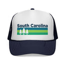 South Carolina Retro Trees Trucker Hat - Vintage Style South Carolina Cap-4