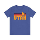 Utah T-Shirt Retro - Adult Unisex Utah T Shirt-5