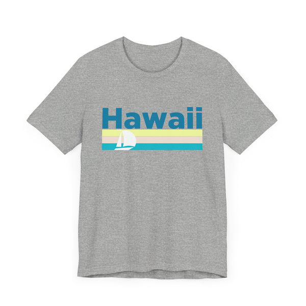 Hawaii T Shirt - Sailboat Graphic Hawaii Tee