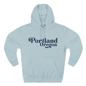 Buy blue-mist Premium Portland, Oregon Hoodie