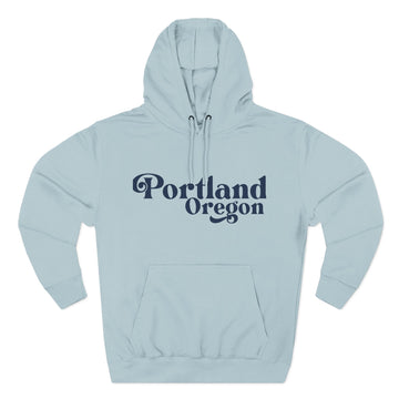 Buy blue-mist Premium Portland, Oregon Hoodie