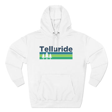 Buy white Premium Telluride, Colorado Hoodie - Retro Unisex Telluride Sweatshirt