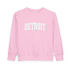 Detroit, Michigan Toddler Sweatshirt - Detroit Toddler Crewneck Sweatshirt