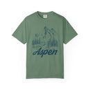 Aspen, Colorado Graphic Tee - Mountain Illustration Aspen T Shirt-3