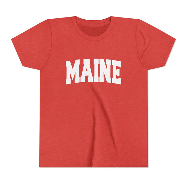 Maine Youth Graphic Tee - Kids T Shirt