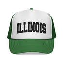 Illinois Retro Collegiate Style Trucker Hat-3