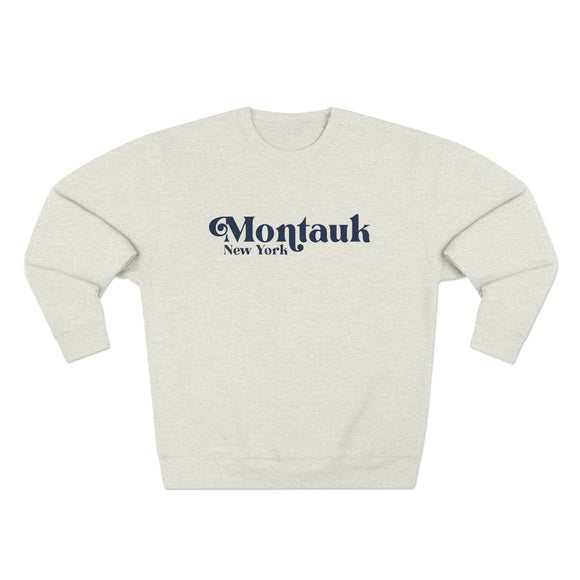 Premium Montauk, New York Sweatshirt