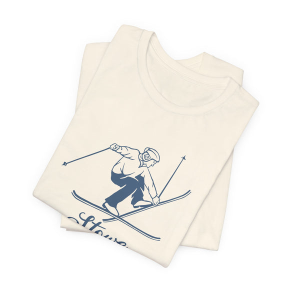 Stowe, Vermont T Shirt - Vintage Ski Graphic Tee