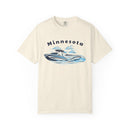 Minnesota T Shirt, Comfort Colors Cotton 100% Cotton Wakeboard Boat Tee-2