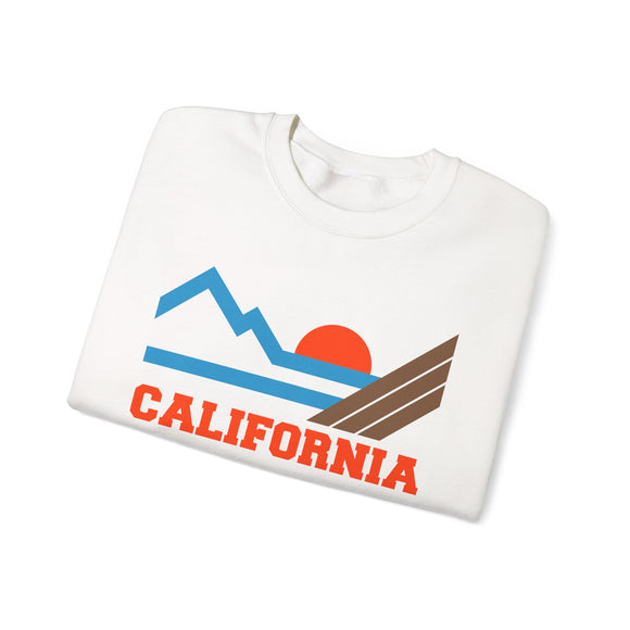 California Sweatshirt - Mountain California Crewneck Sweatshirt