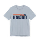 Hawaii T Shirt - Retro Jetski PWC Graphic Hawaii Tee-16