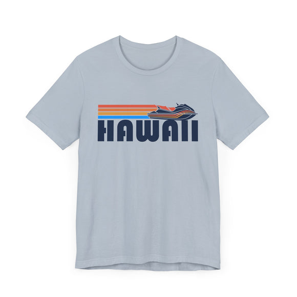 Hawaii T Shirt - Retro Jetski PWC Graphic Hawaii Tee