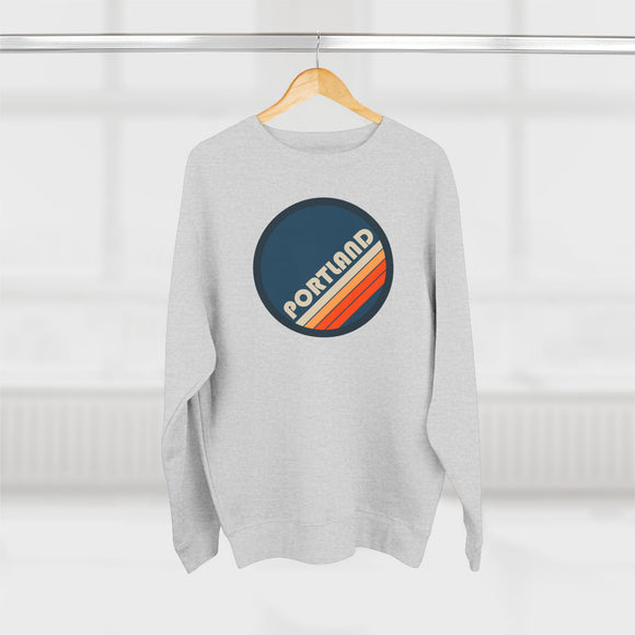 Premium Portland, Oregon Sweatshirt - Retro Unisex Premium Oregon Sweatshirt