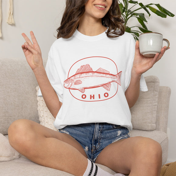 Ohio Graphic Tee, Comfort Colors Retro Unisex T shirt