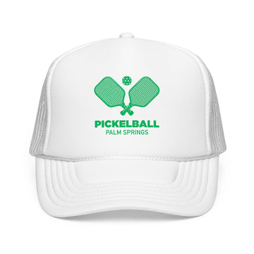 Palm Springs, California Pickleball Trucker Hat - Foam Palm Springs Cap - 0
