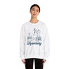 Wyoming Sweatshirt - Mountain Illustration Graphic Crewneck