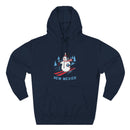 Premium New Mexico Skiing Snowman Hoodie-4