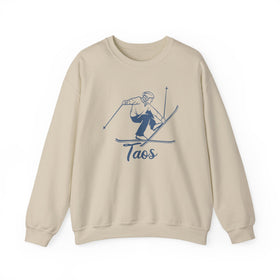 Taos, New Mexico Sweatshirt - Vintage Skiing Graphic Crewneck - 0