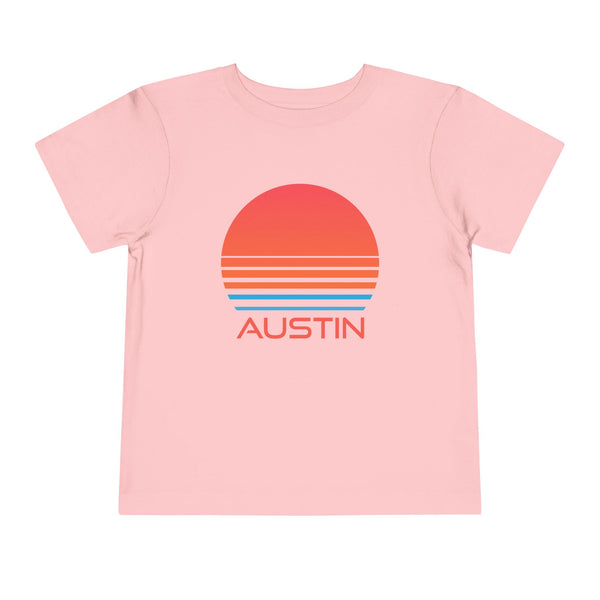 Austin, Texas Toddler T-Shirt - Retro 80s Toddler Austin Shirt