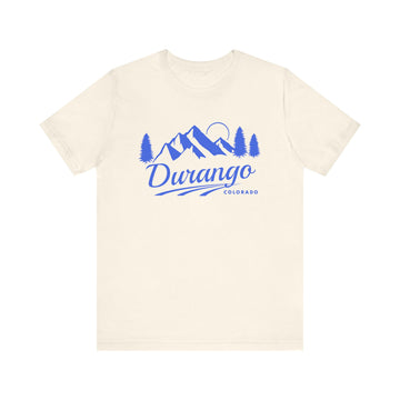 Buy natural Durango, Colorado T-Shirt - Retro Mountain Unisex Durango Shirt