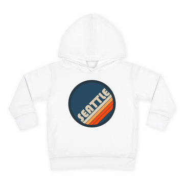 Seattle, Washington Toddler Hoodie - Unisex Seattle Pullover Sweatshirt, Kids Hooded Jumper, Washington Souvenir