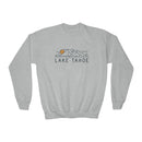 Lake Tahoe, California Youth Sweatshirt - Unisex Kid's Lake Tahoe Crewneck Sweatshirt-1