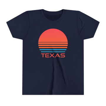 Texas Youth Shirt - Retro 80s Texas Kid's T-Shirt - 0