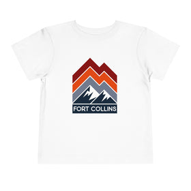 Fort Collins, Colorado Toddler T-Shirt - Retro Palm Tree Toddler Fort Collins Shirt