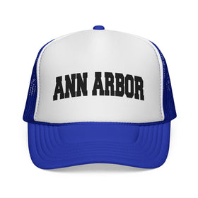 Buy royal Ann Arbor, Michigan Collegiate Style Trucker Hat