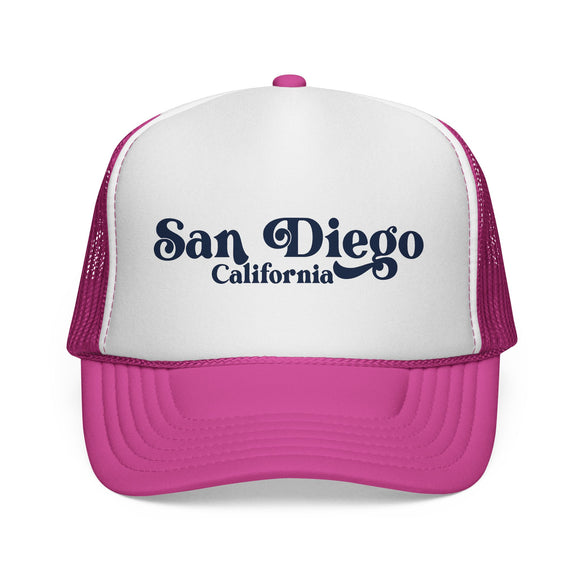 San Diego, California Retro Trucker Hat