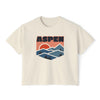 Women's Aspen, Colorado Boxy Graphic Tee - Slightly Cropped