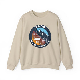 Taos, New Mexico Sweatshirt - Ski Lift Taos Crewneck Sweatshirt - 0