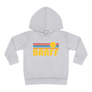 Banff, Canada Toddler Hoodie - Retro Sunrise Unisex Banff Toddler Sweatshirt-2