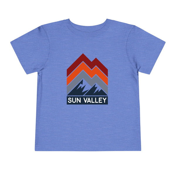 Sun Valley, Idaho Toddler T-Shirt - Retro Palm Tree Toddler Sun Valley Shirt