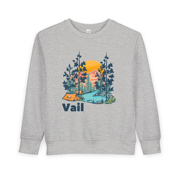 Vail, Colorado Toddler Sweatshirt - Vail Toddler Crewneck Sweatshirt