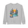 Vail, Colorado Toddler Sweatshirt - Vail Toddler Crewneck Sweatshirt
