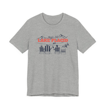 Buy athletic-heather Lake Placid, New York Après-ski T-Shirt - Vintage Mountain Graphic Tee
