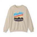 Salt Lake City, Utah Sweatshirt - Unisex Retro Crewneck Salt Lake City Sweatshirt-3