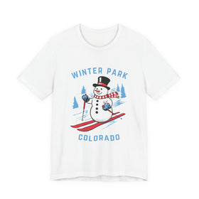 Winter Park, Colorado T Shirt - Ski Snowman Graphic Tee