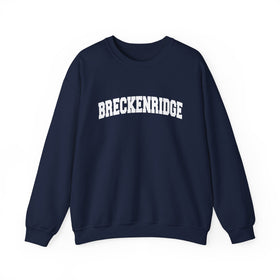 Buy navy Breckenridge, Colorado Sweatshirt - Unisex Graphic Crewneck