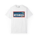 Wyoming Graphic Tee, Comfort Colors Retro Mountain Unisex T shirt-1