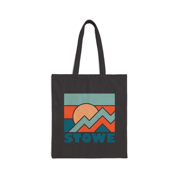 Stowe, Vermont Cotton Canvas Stowe Tote Bag - 0